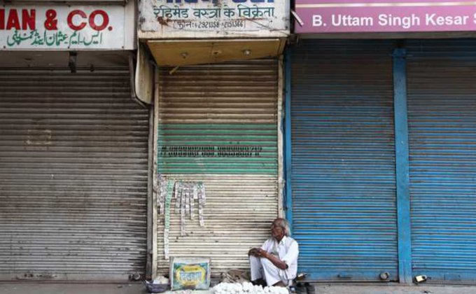 В Индии бастуют работники торговли  