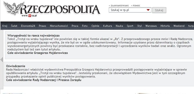 Польская газета увольняет сотрудников из-за 