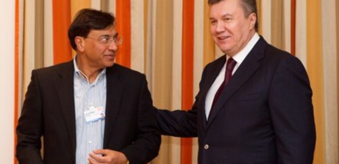 Янукович в Давосе поговорил о металле с Митталом - Фото