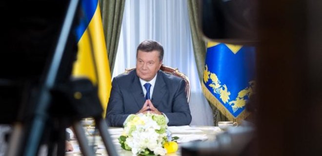 Президент Янукович даст интервью в прямом эфире - Фото