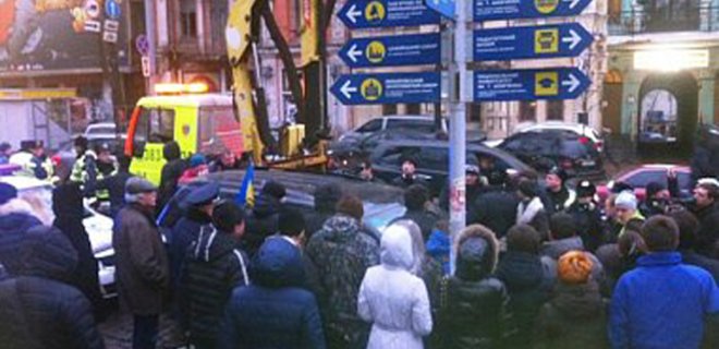 Майдан в Киеве: МВД установило авто, которое якобы сбило гаишника - Фото