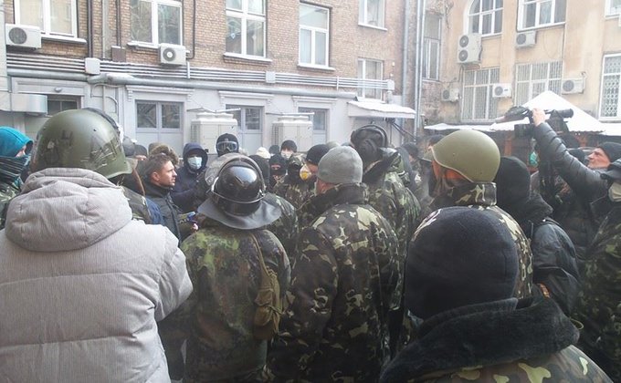 Протестующие освободили здание Министерства энергетики: фото