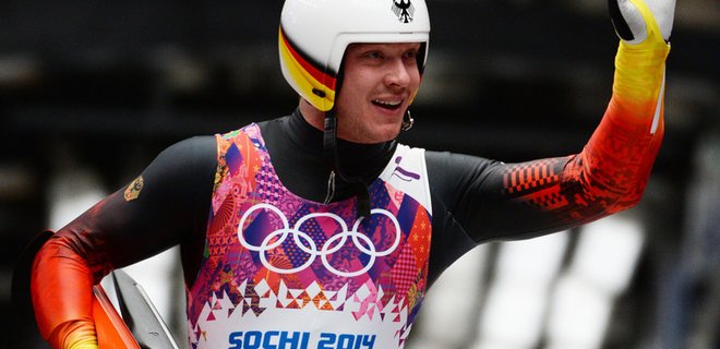 Сочи-2014: саночник Феликс Лох выиграл первое золото для Германии - Фото