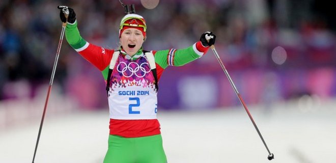 Олимпиада-2014: Дарья Домрачева стала трехкратной чемпионкой Сочи - Фото