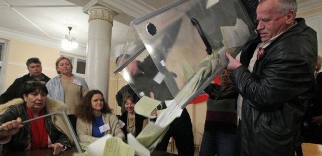 Референдум в Крыму: избирком подсчитал бюллетени 100% участков - Фото
