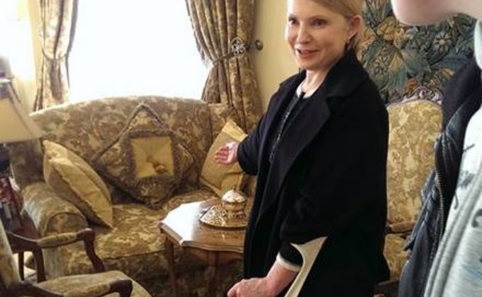 Тимошенко показала особняк в Конча-Заспе: говорит, что арендует