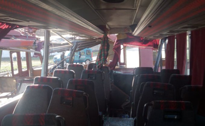 Столкновение троллейбуса и автобуса на Донетчине: пять погибших