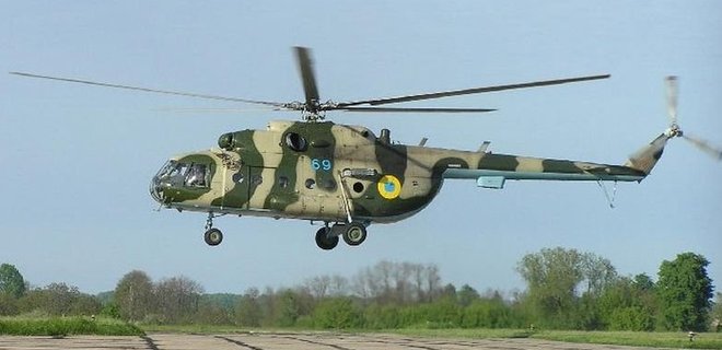 Неизвестные обстреляли вертолет силовиков над Краматорском - Фото