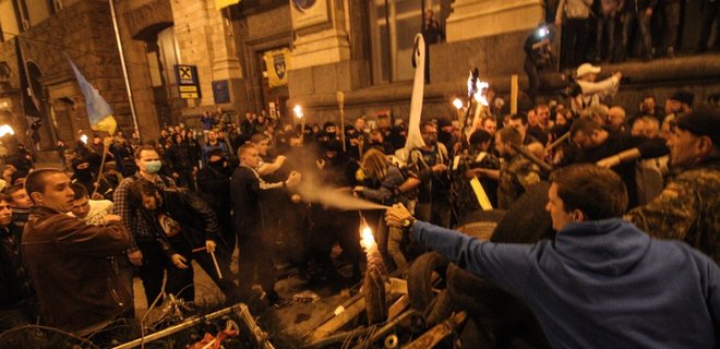 Замглавы СНБО назвала драку на Майдане заказом спецслужб России - Фото