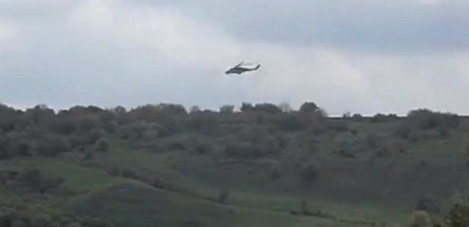 Боевики сбили еще один украинский вертолет над Славянском - Фото