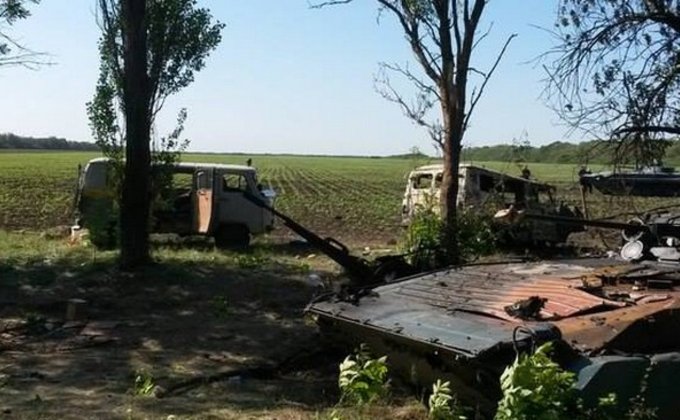 Силы АТО понесли большие потери: фото и видео из Волновахи