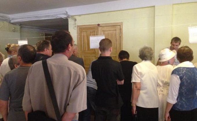В Киеве с утра аншлаги на избирательных участках