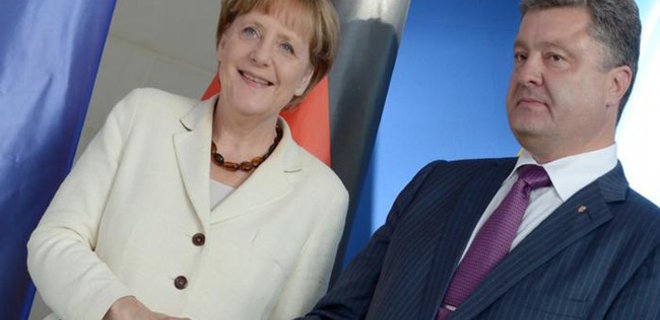 Меркель встретилась с Порошенко и пообещала помощь Германии - Фото
