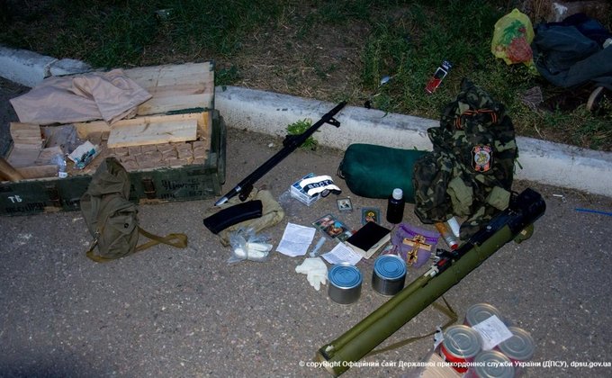 Последствия боя с террористами: фото с погранпункта "Мариновка"