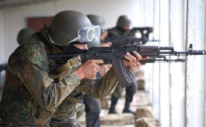 Как тренируется батальон Донбасс: фото