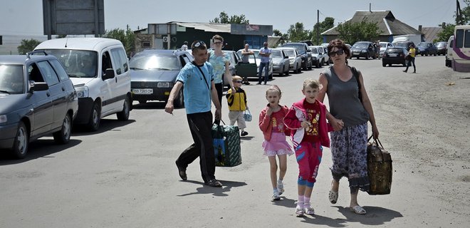 Беженцами из зоны АТО займется координационный центр - МВД - Фото