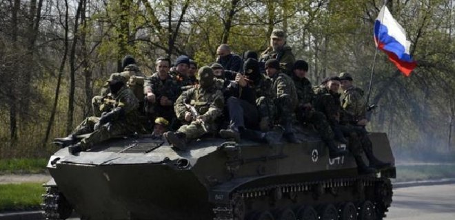 Колонна военной техники движется в России к границе Украины - СМИ - Фото