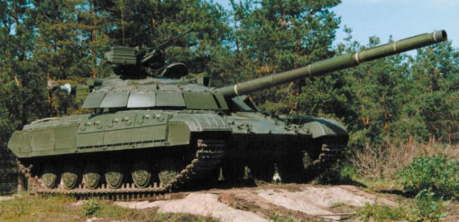 Террористы подбили танк Т-64Б украинской армии - Селезнев - Фото