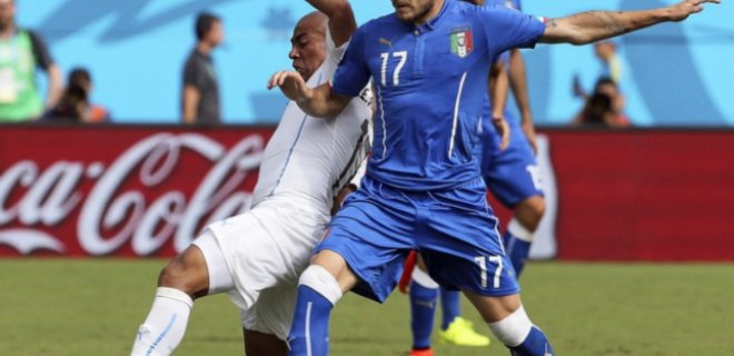 ЧМ-2014: сборная Уругвая сенсационно выбивает Италию с мундиаля - Фото