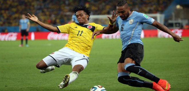 ЧМ-2014: Колумбия выбила Уругвай с мундиаля и вышла в 1/4 финала - Фото