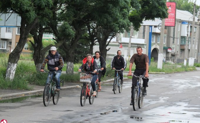 Второй день без войны: улицы Славянска 