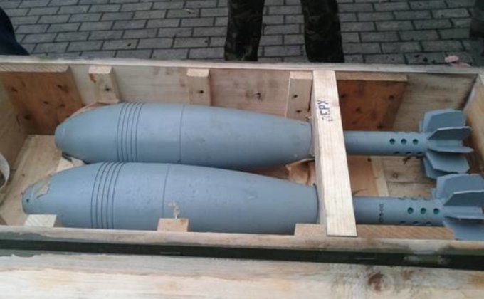 В Краматорске обнаружен арсенал минометных мин 