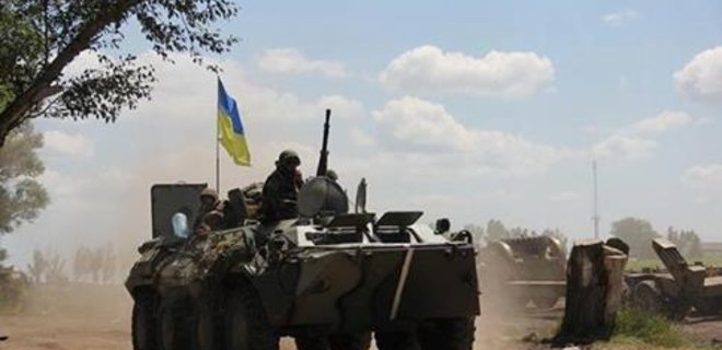 Силы АТО начали наступление в 30 км от Донецка - Фото