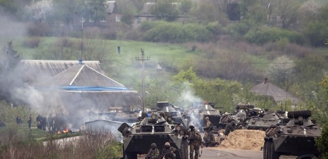 Боевики атаковали силы АТО в Мариновке, Саур-Могиле и Степановке - Фото