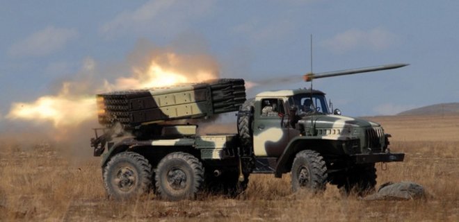 Обстрел сил АТО близ Мариновки велся со стороны РФ - Минобороны - Фото