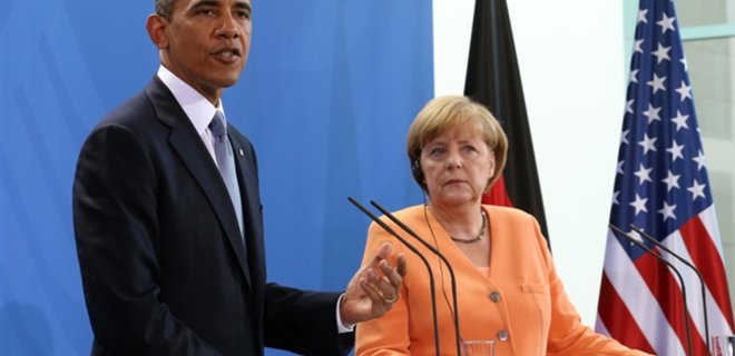 Обама и Меркель обсудили дальнейшие санкции против России - Фото