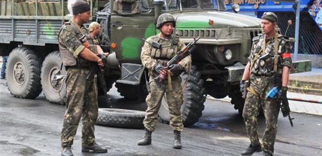 Силы АТО сужают кольцо вокруг Донецка и Горловки - карта боев - Фото