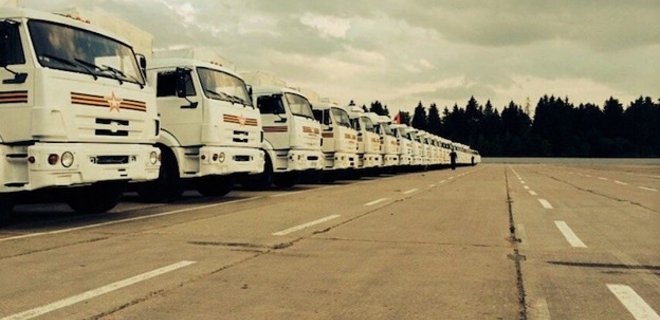 Колонна с гуманитарной помощью России будет в пути несколько дней - Фото