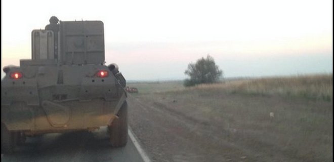 Колонна российской бронетехники зашла в Украину - СНБО  - Фото