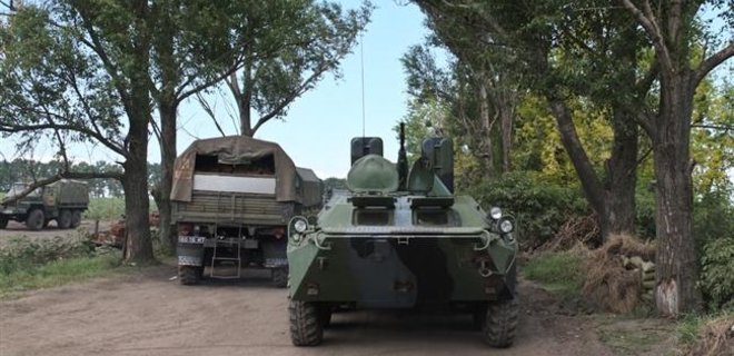 Силы АТО усиливают оборону в районе Новосветловки и Хрящеватого - Фото