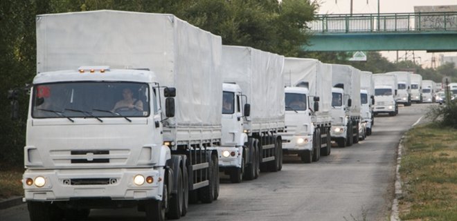 Российский гуманитарный конвой уже в Луганске - Фото