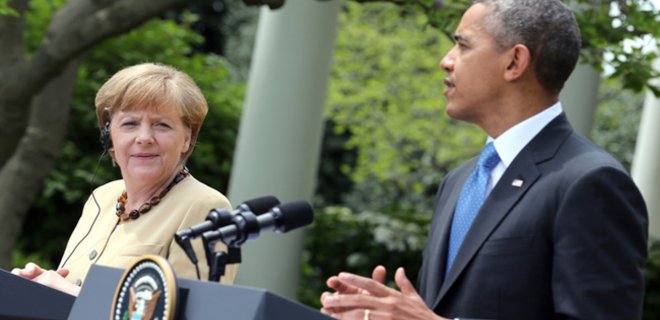 Обама и Меркель поддержали ужесточение санкций против России - Фото