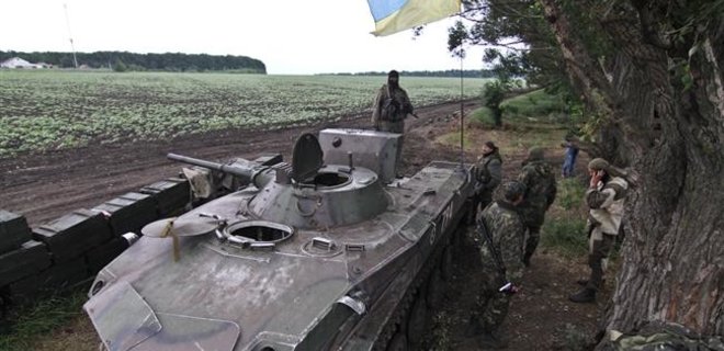 Силы АТО уничтожили 2 колонны боевиков в Донецкой области - СНБО - Фото