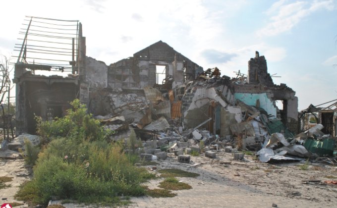  Славянск: руины на окраинах и патрули украинской армии