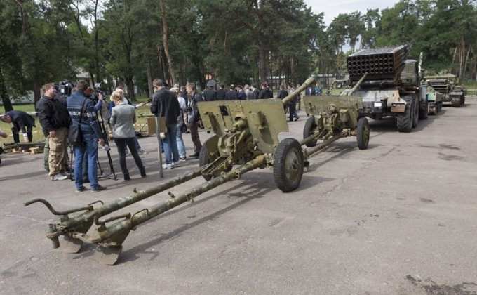 Российская техника и оружие, отбитые у боевиков в Донбассе: фото