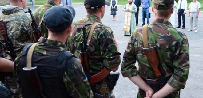 Бойцы батальона Киевщина отправились в Донбасс - Фото