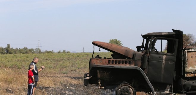 На Харьковщине взорвался армейский грузовик с боеприпасами  - Фото