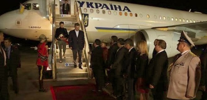 Порошенко прибыл с визитом в Канаду - Фото