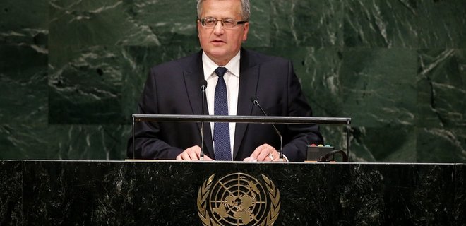 СБ ООН не способствовал решению кризиса в Украине - Коморовский - Фото