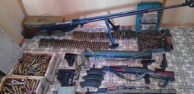 Вблизи Лисичанска обнаружен тайник боевиков с оружием - СБУ - Фото