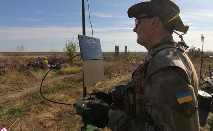 Украинские беспилотники в зоне АТО: фоторепортаж