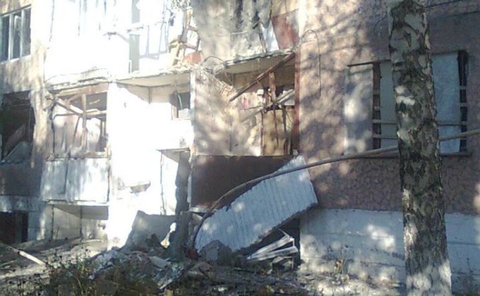 Первомайск после обстрелов террористов: фото разрушений