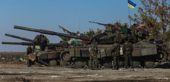 Силы АТО уничтожают боевиков в районе Смелого - штаб - Фото