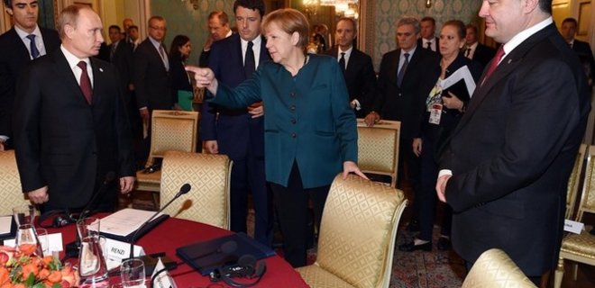 В Милане завершилась встреча Порошенко и Путина - Фото