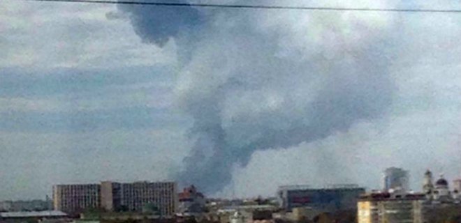 В СНБО назвали причину мощного взрыва на химзаводе в Донецке - Фото
