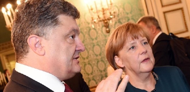 Порошенко и Меркель по телефону обсудили ситуацию в Донбассе - Фото